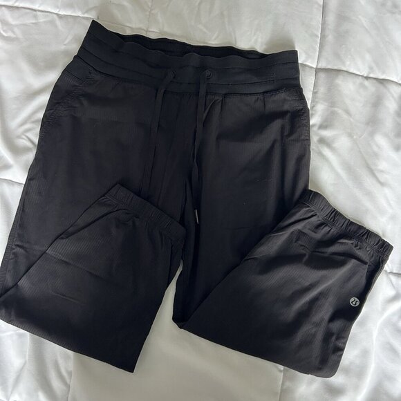 Lululemon Leggings Joggers Pants Capris Womens 6 Drawstring Yoga Activewear - Picture 1 of 7